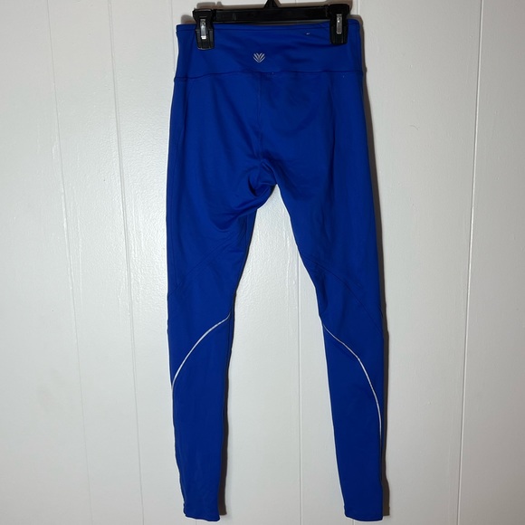 Forever 21 blue stretch leggings athletic yoga running cycling Athleisure sz XS - Picture 3 of 8